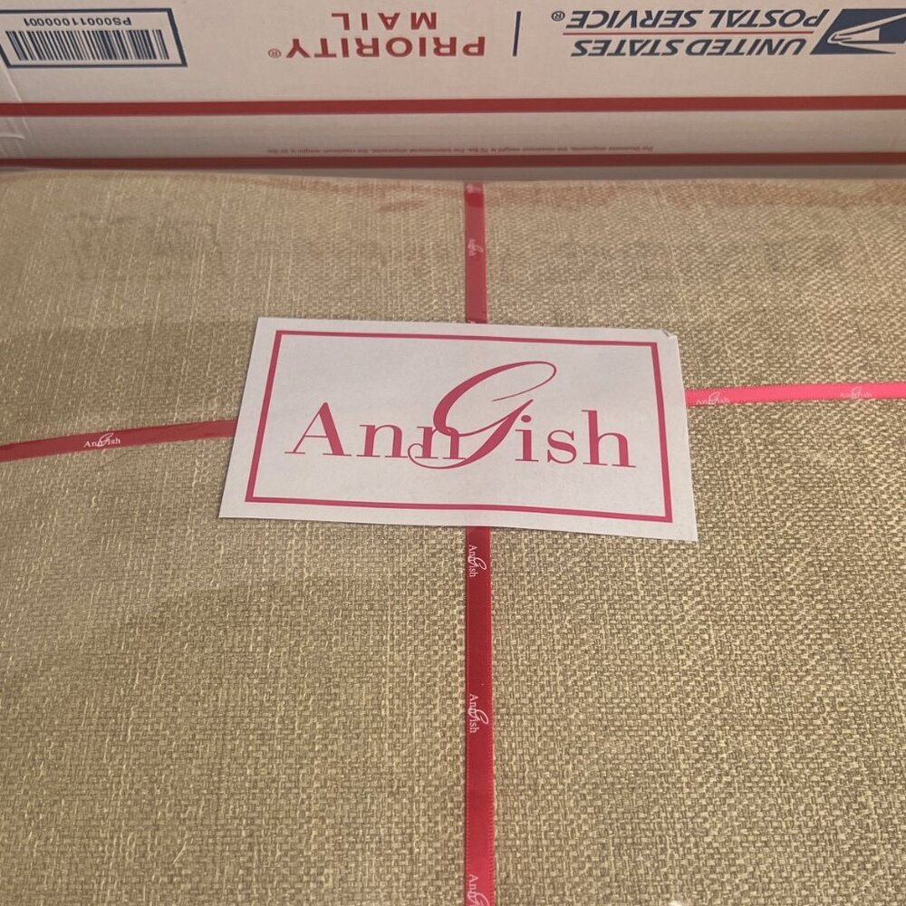 $1,750! NWT Ann Gish Tweed Linen Beige Contemporary KING Duvet Cover ONLY